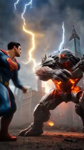 Superman vs Doomsday – who will win?" ⚡🦸‍♂️ #superman #action #action #avengers #dccomics #dcuniver