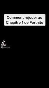 Comment rejouer sur l'ancienne map de Fortnite ? #Shorts NATMOR