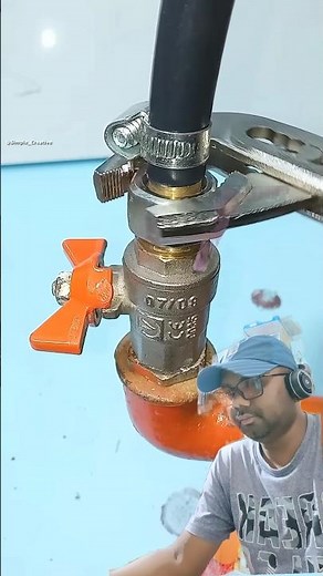 How to repair a High pressure hose pipe #diy #plumbingtime #hydraulics