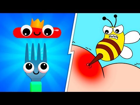 Fork N Sausage vs Tricky Brain Story 💥🧠 Satisfying Levels Gameplay Android iOS ZF3Q