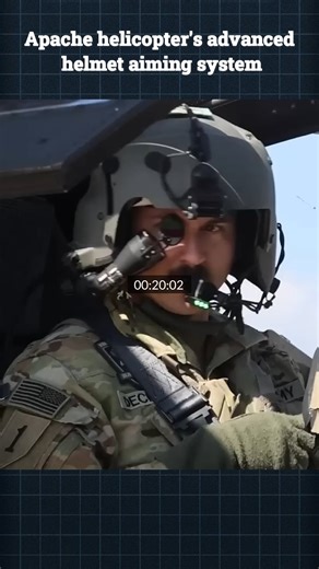 Apache helicopter's advanced helmet aiming system #military #aircraft #usa | The Air Show