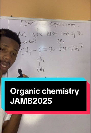 Understanding Organic Chemistry IUPAC Naming in JAMB 2025