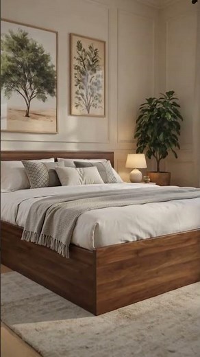 Queen Size Bed with Box Storage | Stylish Wooden Storage Bed for Modern Bedrooms