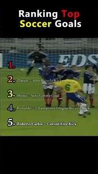 Top 5 Greatest Soccer Goals of All Time ⚽🔥 #football
