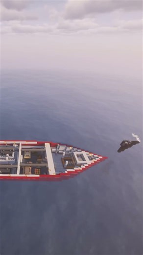 Building the SS Nonnberg in Minecraft 🚢 | Timelapse