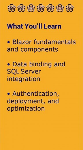 ASP.NET Core Blazor — Build Modern Web Apps with C#: Vedios#Shorts
