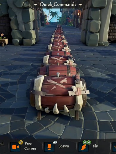 Setting up something specific in Custom Seas may seem daunting, but get accustomed to the menus and you'll be a dab hand! To help you get started, here are a couple of simple examples for a blade-based brawl and an explosive cinematic scene. #SeaOfThieves