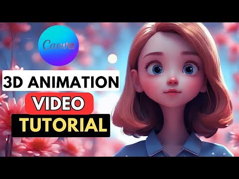 How To Make 3d Animation Video In Canva | Canva cartoon animation tutorial