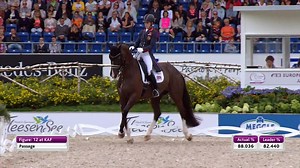 1.1K views · 33 reactions | Throwback of one of the last dances of the British Dream Team Charlotte Dujardin and the stunning Valegro at the FEI European Championships 2015 in Aachen, Germany. Valegro, who went into his well-deserved retirement in 2016, gave us many goosebump moments and will always be remembered.殺 Search for «Valegro» in our FEI.TV Archive and enjoy all of his rides! | fei.tv | Facebook