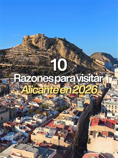 ¿ PORQUE VENIR A ALICANTE ESTE 2026?🥘🎋🥰⚱️🌸 Aquí te dejo 10 motivos por los que venir sin duda y que te harann no querer irte: Porque aquí las fiestas no se explican, se viven. Porque los pueblos guardan historias en cada calle. Porque la montaña abraza al mar sin pedir permiso. Porque el fuego de las Hogueras no solo quema, une. Porque las tradiciones se heredan, se sienten, se respetan. Porque la Santa Faz no es solo un camino, es fe, encuentro y silencio compartido. Porque Alicante es luz,