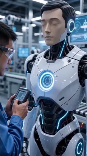 A Fully Automated Robot Repair Factory #shorts