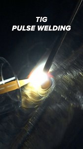 Zoomed in pulse TIG walking the cup. Is there a pulse setting or position you want to see? #unimig #welding #tigwelding #weldingtipsandtricks #walkingthecup #weldinglife #walkingthecup #tig #weldersofinstagram | UNIMIG