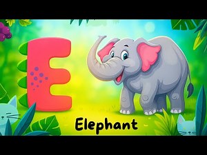 🎵 Alphabet Song – Learn the Letter E | Fun & Easy Phonics for Kids 🎵