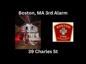 3rd Alarm Fire Boston, MA Fireground Audio 6/29/25