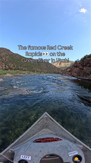 Whitney Rushton | Red Creek Rapids on the Green River below Flaming Gorge is a class 3 rapid and the biggest one you’ll have to go through if floating the B... | Instagram