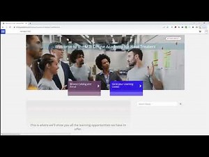 MTI Academy Tutorial Webcast on New Learning Mgt System