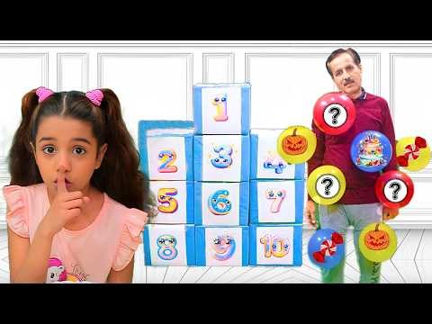 1 to 10 MYSTERY BOX CHALLENGE! 🎁 Learn Numbers & Fun Games for Kids!
