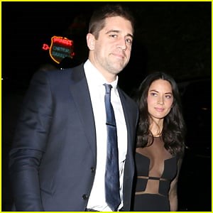 Olivia Munn Brings Quarterback Boyfriend Aaron Rodgers to 'Mortdecai' Party