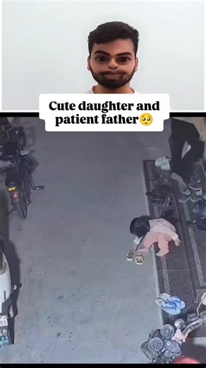 Mr Slow 🐢 on Instagram: "Cute daughter and patient father 🥺"