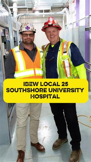 We’re proud of our IBEW Local 25 brothers and sisters building the South Shore Hospital project. Every day, our members are using their skill, professionalism, and dedication to deliver a facility that will serve Long Island families for generations. This is union labor—skilled, committed, and rooted in our community. Thank you to Tom Lawless IBEW Local 25 Organizer for the pics. IBEW Local 25 strong. Community strong. | Union Labor Advisory Network