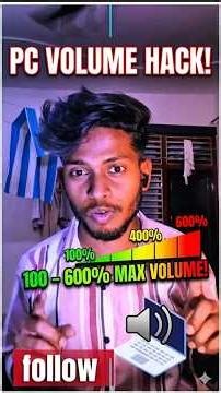 Pc Volume hack 😱 #ghostgamer #shorts#shortvideo #pc