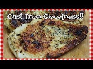 How To Pan Sear Chicken Breasts ~ Cast Iron Cooking ~ How to cook Chicken ~ Noreen's Kitchen