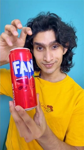 Fanta Strawberry ASMR 🍓🥤 | Satisfying Drink #shorts