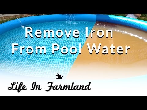 How to remove iron / Rust From Pool Water (Well Water)