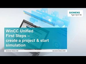 02 SIMATIC WinCC Unified Create project and start simulation