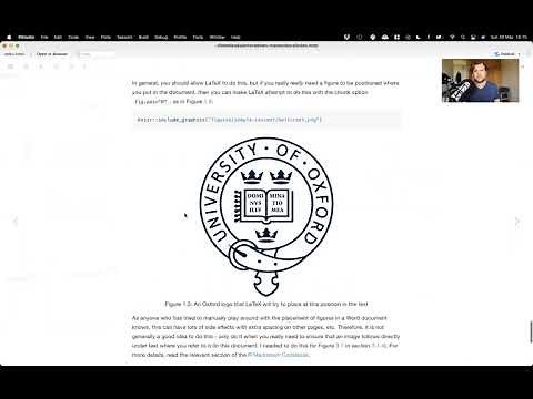 PhD Thesis w/ RMarkdown & oxforddown, part 1: Building the full thesis