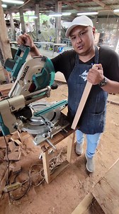 Perfectly square wood plank with miter saw! | Tools for Wood