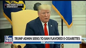 96K views · 3K reactions | The Trump administration seeks to ban flavored e-cigarettes as a 6th person dies from a vaping-related lung illness | Fox & Friends | Facebook
