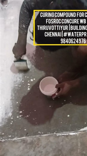 curing compound for concrete | fosroc concure wb white | thiruvottiyur|building repairs|#waterproof