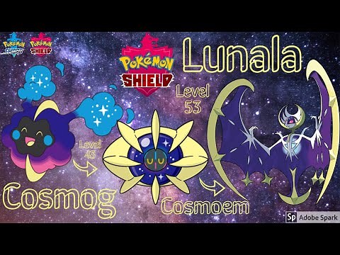 Pokémon Sword & Shield How to Evolve Cosmog into Cosmoem and then Lunala? (In Pokémon Shield)!