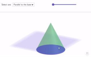 2K views · 92 reactions |  GEOGEBRA RESOURCE! 拾 Try this FREE GeoGebra Exploration resource to create different types of cross sections by slicing a cone with a plane. Check it out! geogebra.org/m/qsns7tzt #iteachmath #math #geometry #mathematics | GeoGebra | Facebook