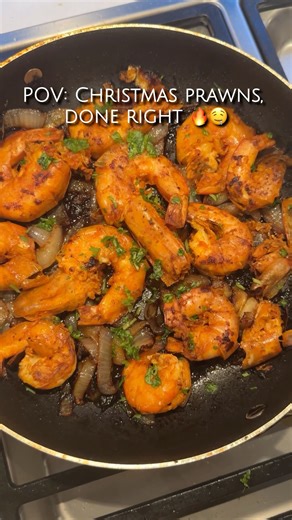 Christmas Prawn Recipe 🎄🦐 | Easy Pan Fried Prawns