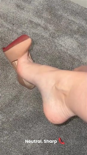 Nude Patent Stiletto 👠 | Minimal Sharp Heel Design