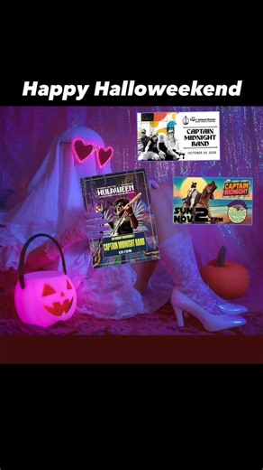 @captainmidnightband Halloween Weekend!! Boo, Y’all! Thursday @tigreislandroom Saturday @hulaweenfl and Sunday @theharbortavernfl . Can’t wait to see ya!!! | Captain Midnight Band | Facebook