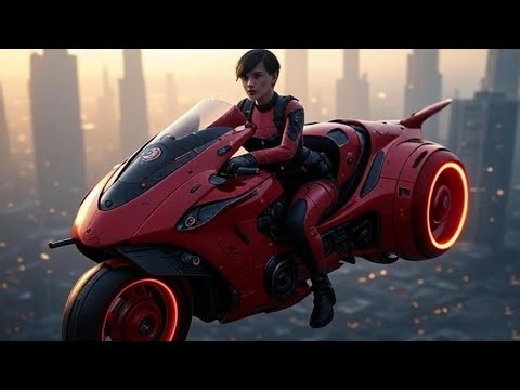 🚀 AI World’s First Space Bike Aircraft Fighter Plane! | Future of AI Technology ✨