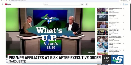 White House Order sparks uncertainty at NPR, PBS stations in Upper Michigan