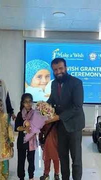 Make-A-Wish Children's Foundation, in collaboration with Meezan Bank