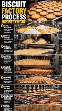 Biscuit Factory Process Step By StepHow Biscuits Are Made in Factory