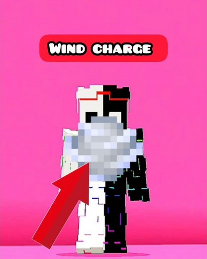 3 use of wind charge in Minecraft