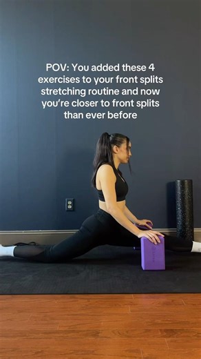 Front Splits Exercises to include in your stretching routine 🙆🏽‍♀️