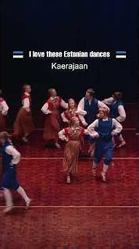Estonian Folk Dance from Baltic Europe #folkdance