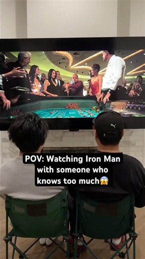 POV: Watching Iron Man with someone who knows too much! #theory #ironman #avengersdoomsday #drdoom