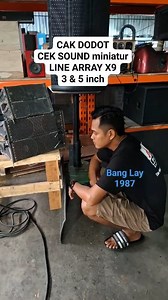 Cak Dodot cek sound #linearray #soundviral | Bang Lay