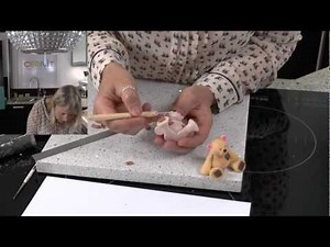 polymer clay tutorial - how to make a polymer clay patchwork bear