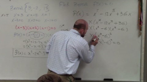 How to find the zeros of a polynomial by factoring