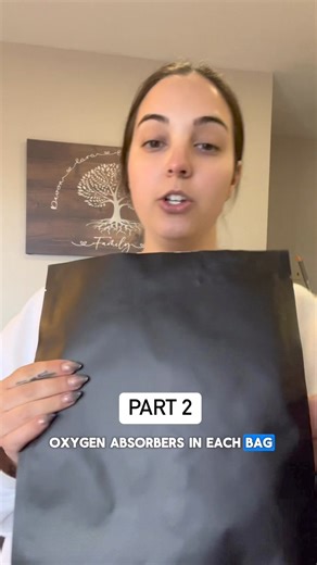 How to use Mylar bags part 2. #mylarbags #foodpreservation | Cara Jones